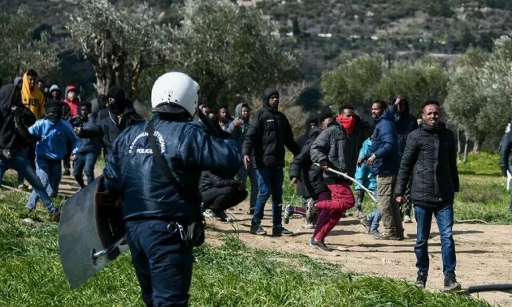 Συμπλοκή μεταναστών και προσφύγων στη Μυτιλήνη - Ένας τραυματίας
